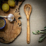 Slotted Spoon in Olive Wood | Hand Crafted from Bethlehem