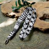 Keffiyeh Lanyard from Palestinian Traditional Keffiyeh Fabric