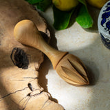 Olive Wood Lemon Reamer | Hand Carved from Bethlehem