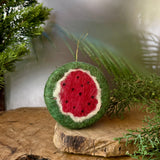 Watermelon Ornament from Hand Felted Wool | Christmas Tree Decorations from Bethlehem