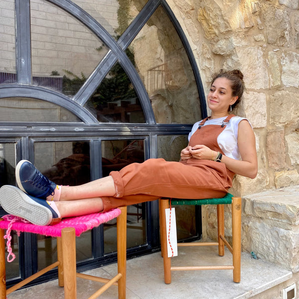 Woven Wool Stools & the Heritage of Palestinian Crafts: a conversation with Lara Salous