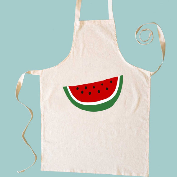 Kitchen Apron with Watermelon Design | Locally Made Fabric from Bethlehem