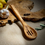 Slotted Spoon in Olive Wood | Hand Crafted from Bethlehem