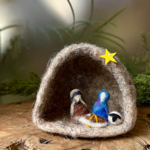 Christmas Nativity from Handmade Felt | Crafted in Bethlehem