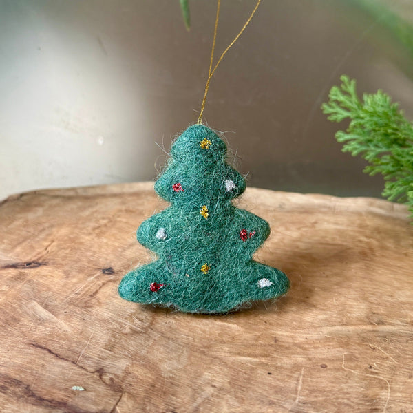 Felted Wool Christmas Ornaments | Handcrafted from Bethlehem Handmade Palestine EU