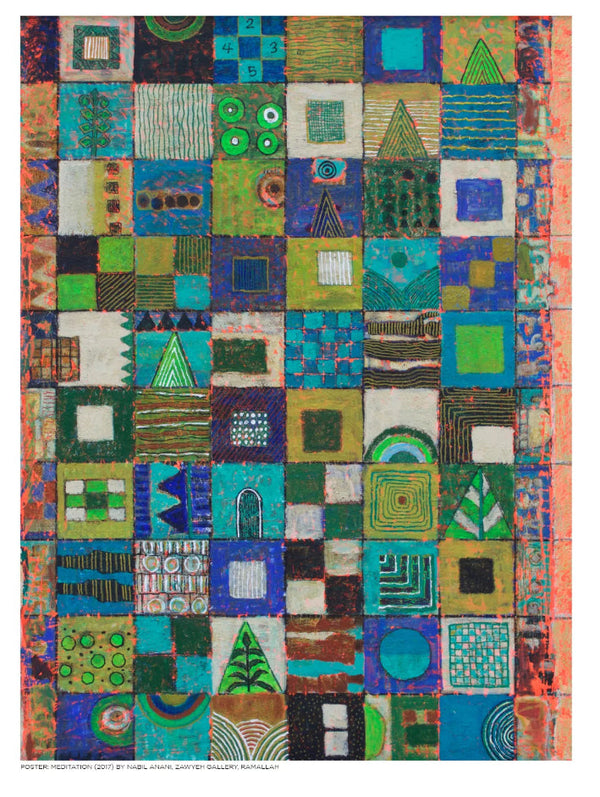 Art - Art Poster - Meditation Handmade Palestine EU
