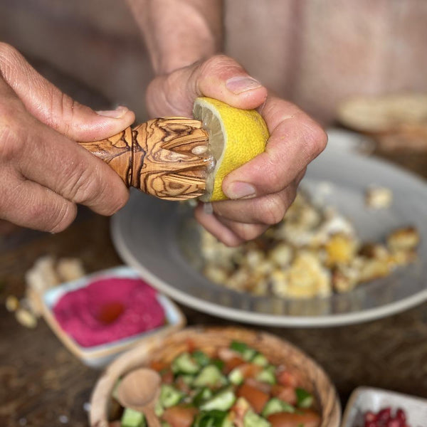 Olive Wood - Handmade Olive Wood Lemon Reamer Handmade Palestine EU